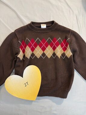Gymboree - Long sleeve knit pullover sweater. Size 2T
